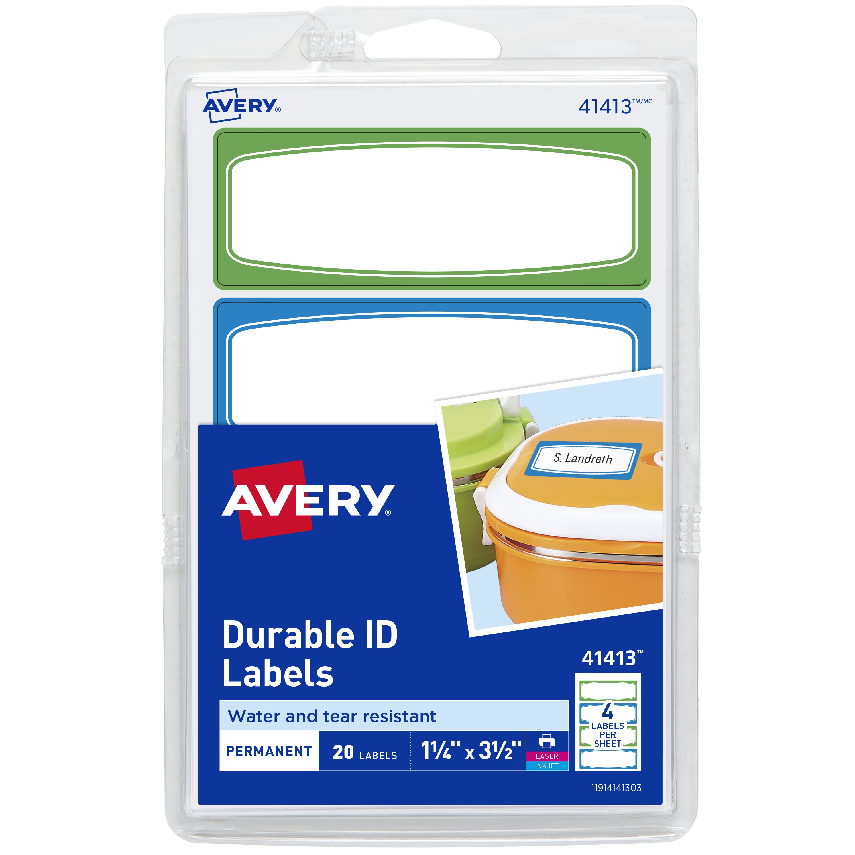 Durable Labels, 3-1/2